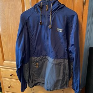 Mens L.L.Bean Mountain Classic Anorak Pull Over Quarter Zip